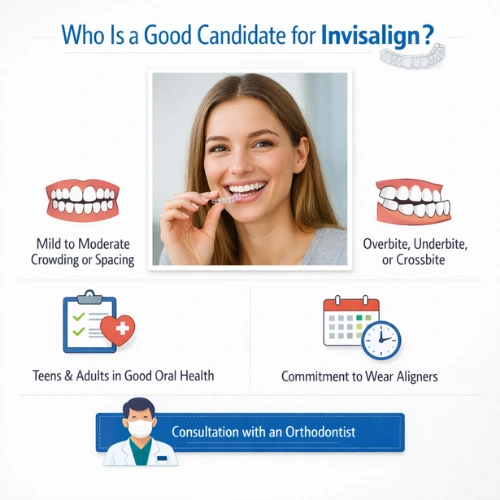 Good Candidate for Invisalign getting treatment